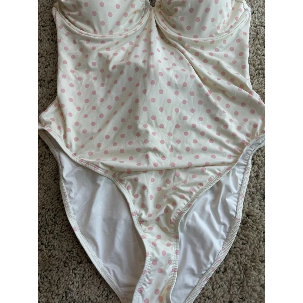 New Women's Polka Dot‎ One Piece Swimsuit Size Xl